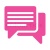 CHAT ICON PINK